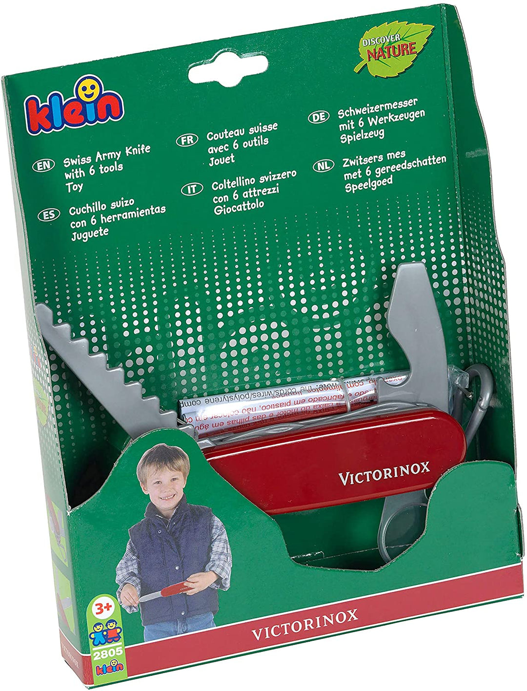 Theo Klein 2639 Kids Childrens Toy Victorinox Plastic Swiss Army Knife, Red - VMInnovations