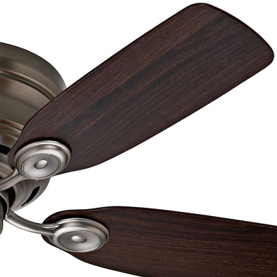 Hunter Fan Company Low Profile IV 42 Inch Home Ceiling Fan, Pewter (Open Box) - VMInnovations