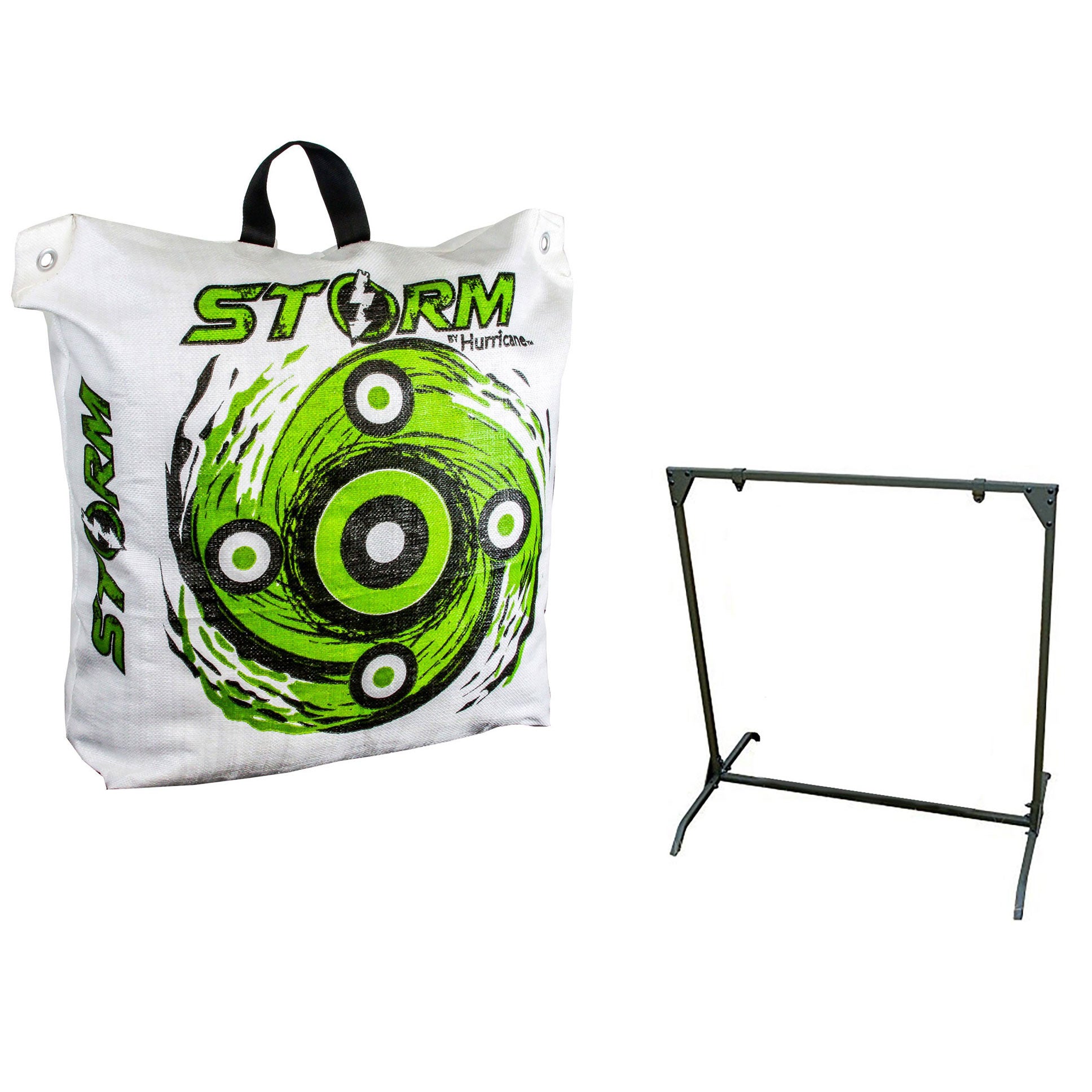 Tri-Core 9 Target Deer Vitals Archery Target & 30 Inc Bag Shooting Target Stand