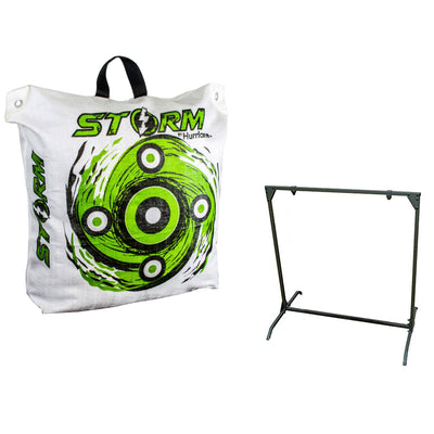 Tri-Core 9 Target Deer Vitals Archery Target & 30 Inc Bag Shooting Target Stand