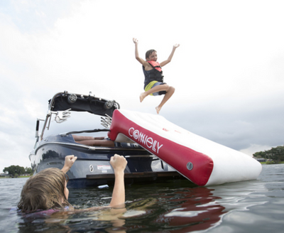 Connelly Water Boating Family Fun Inflatable Pontoon Boat Slide (Open Box)