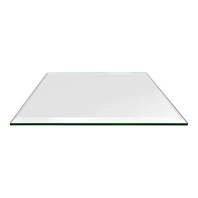 Dulles 20 Inch by 20 Inch Indoor or Outdoor Square Tempered Glass Table Top