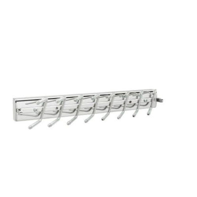 Rev-A-Shelf Sidelines 14'' Pop Out Deluxe Tie Rack, Chrome, TRCPOSL-14-CR-1