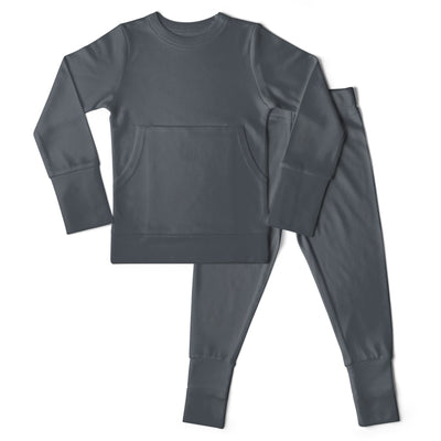 Goumikids Unisex Toddler Loungewear Organic Sleeper Pajama Set, 3T Midnight - VMInnovations