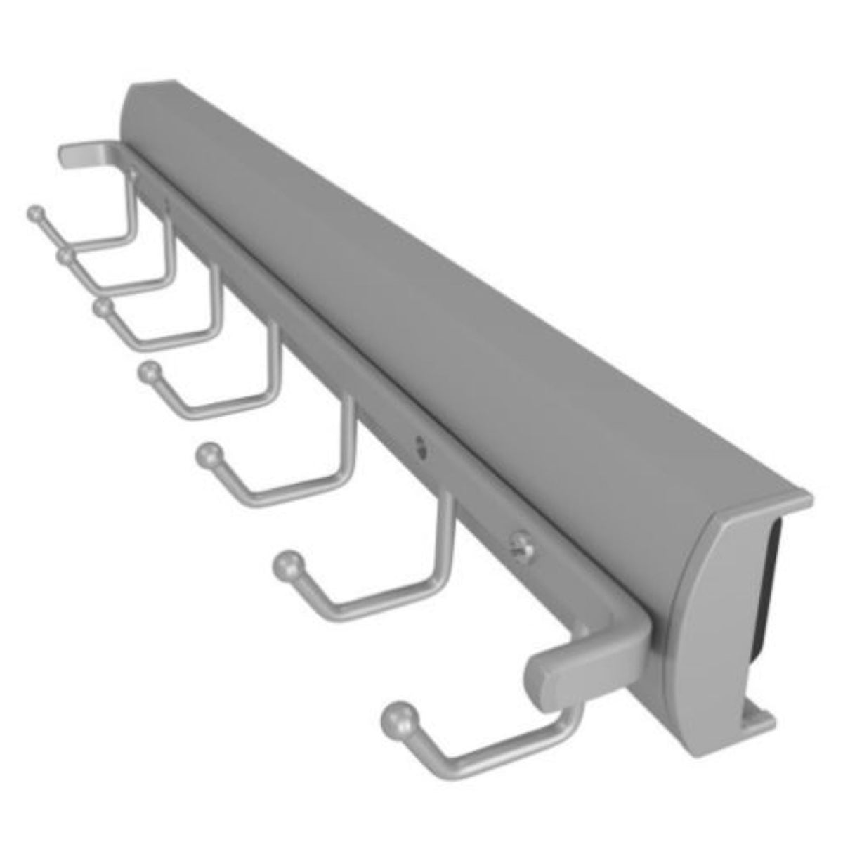 Rev-A-Shelf Sidelines CSWBRSL-14-SC-1 14 Inch Swivel Belt Rack, Satin Chrome
