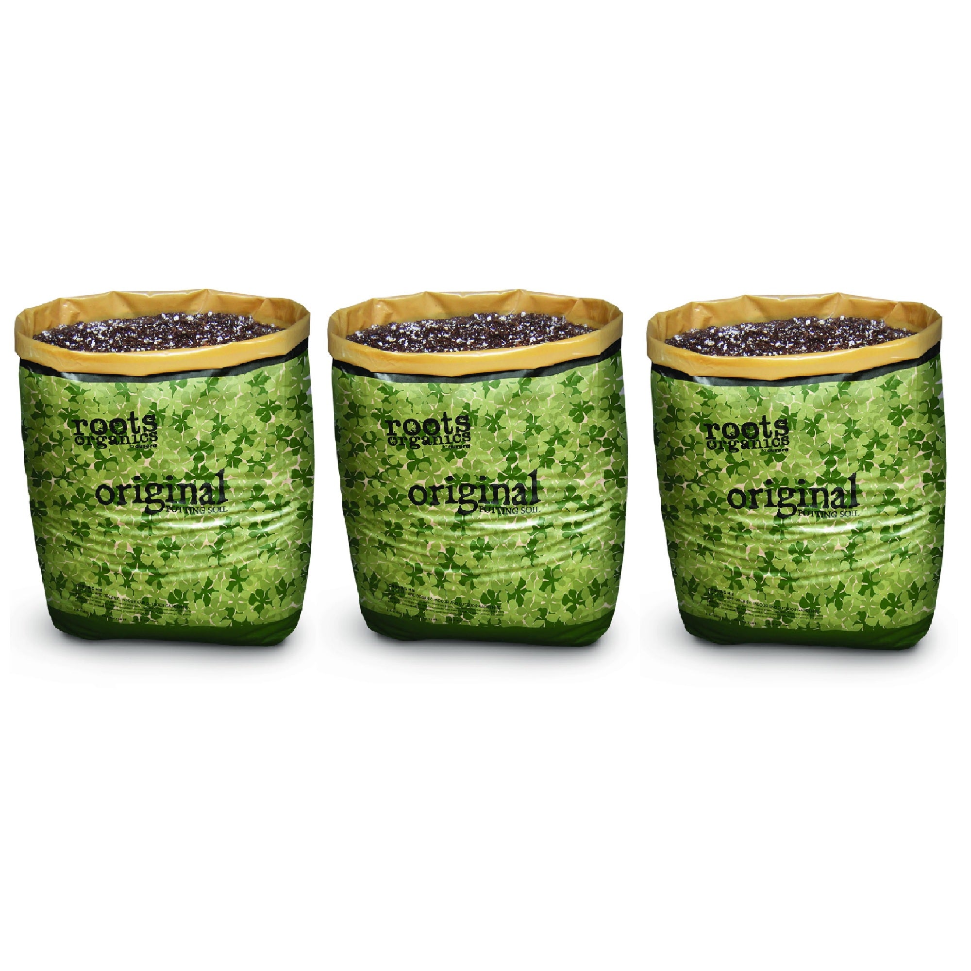 Roots Organics Hydroponic Gardening Coco Fiber-Based Soil 1.5 cu ft (3 Pack)