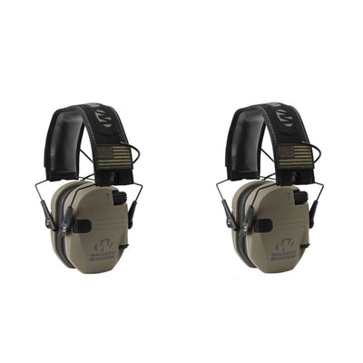 Walker's Patriot Razor Slim Shooting Ear Protection Muffs, NRR 23dB (2 Pack)