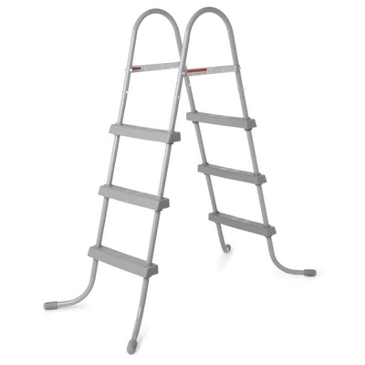 Bestway Steel Frame Pool w/ Filter Pump & 36” Steel Pool Ladder w/ No-Slip Steps