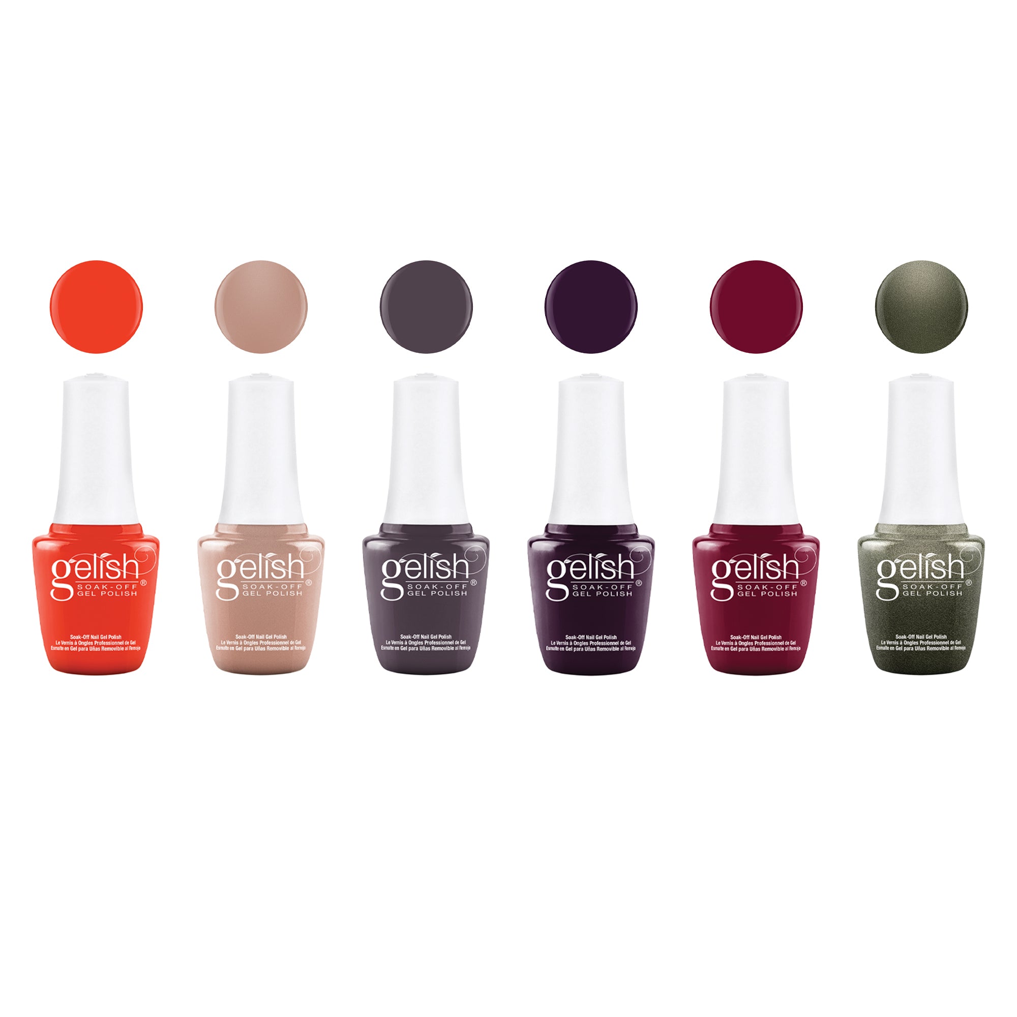 Gelish Nail Polish Dryer Cure LED Lamp & Rendezvous Soak Off Gel Nail Polish Set - VMInnovations