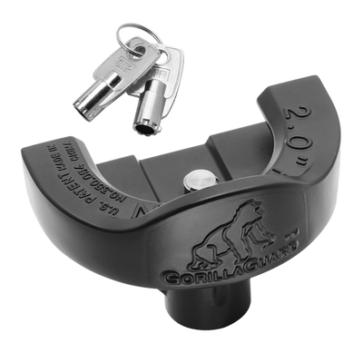 Draw-Tite 63228 Universal Gorilla Guard 2 Inch Trailer Coupler Security Lock Set