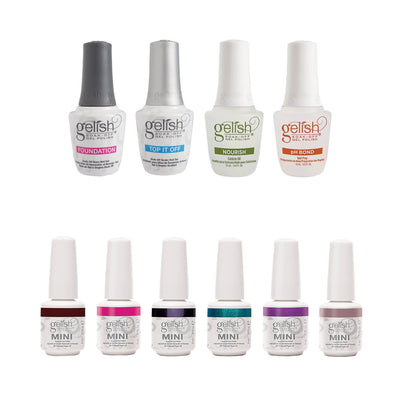 Gelish Gel Polish Essentials Kit + Intergalactic Glam 9 mL Soak Off Gel Polish