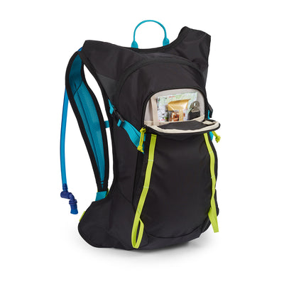 High Sierra Hydrahike 2.0 8L Hydration Water Backpack for Hiking & Biking, Black