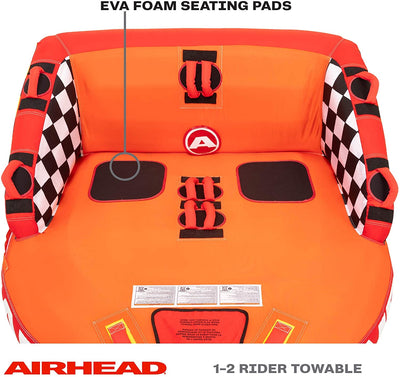 Sportsstuff Inflatable Big Mable Sitting Double Rider Boat Tube (For Parts)