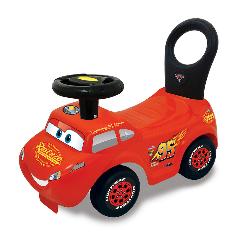 Kiddieland Toys Drive Along Lightning McQueen Plastic Toddler Ride On (Open Box)
