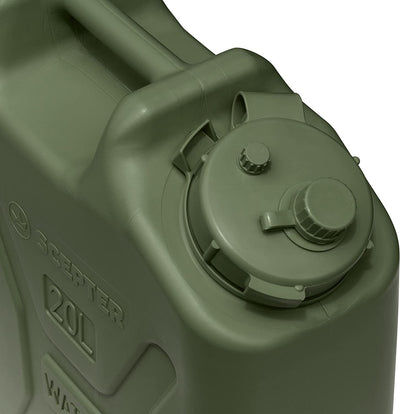 Scepter BPA Durable 5 Gallon 20 Liter Portable Water Storage Container, Green (6 Pack) - VMInnovations