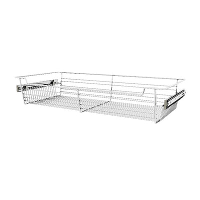 Rev-A-Shelf Sidelines CBSL-301405CR-3 30" Chrome Pullout Closet Basket (3 Pack)