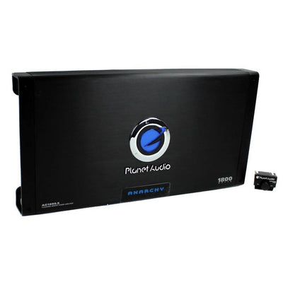 Planet Audio AC1800.5 1800W 5 Channel Car Amplifier Power Amp + Remote (2 Pack)