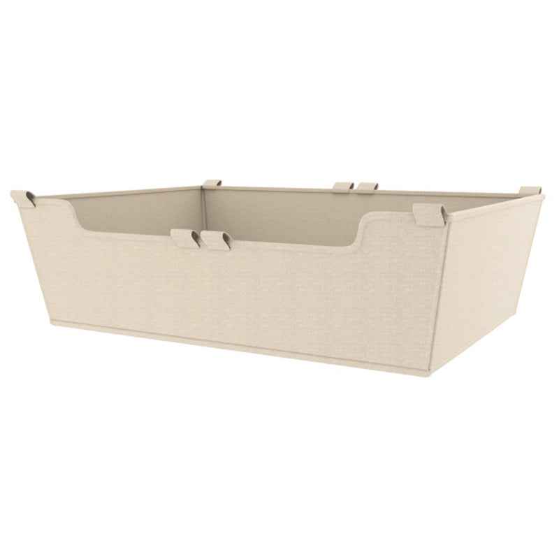 Rev-A-Shelf Sidelines 18" Canvas Cloth Closet Basket Liner, Tan, CBLSL-181405-T1