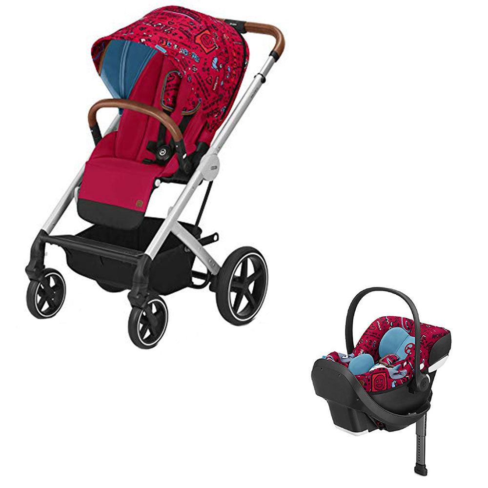 Cybex Balio Convertible Baby Infant Baby Stroller & Rear Facing Infant Car Seat