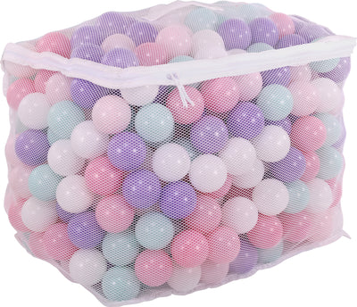 BalanceFrom 2.3" Crush Proof Play Pit Balls w/Storage Bag, 400 Count (Open Box) - VMInnovations