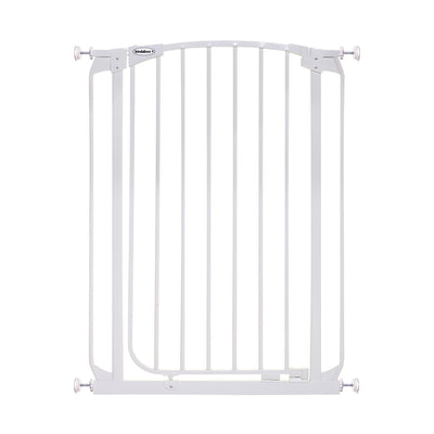 Bindaboo B1121 Zoe 28 to 32IN Extra Tall Auto-Close Baby Pet Safety Gate, White - VMInnovations