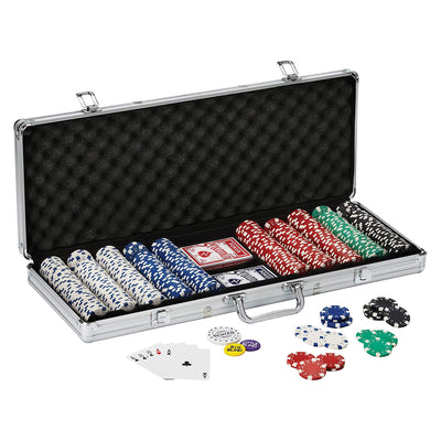 Fat Cat Poker/Blackjack/Casino 500 ct. Chip Set 55-0605 (Used)