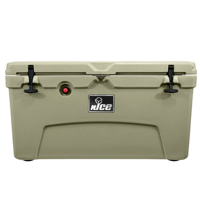 nICE 75qt Lockable Bear Resistant Insulated Cooler w/Handle, Beige (Used)