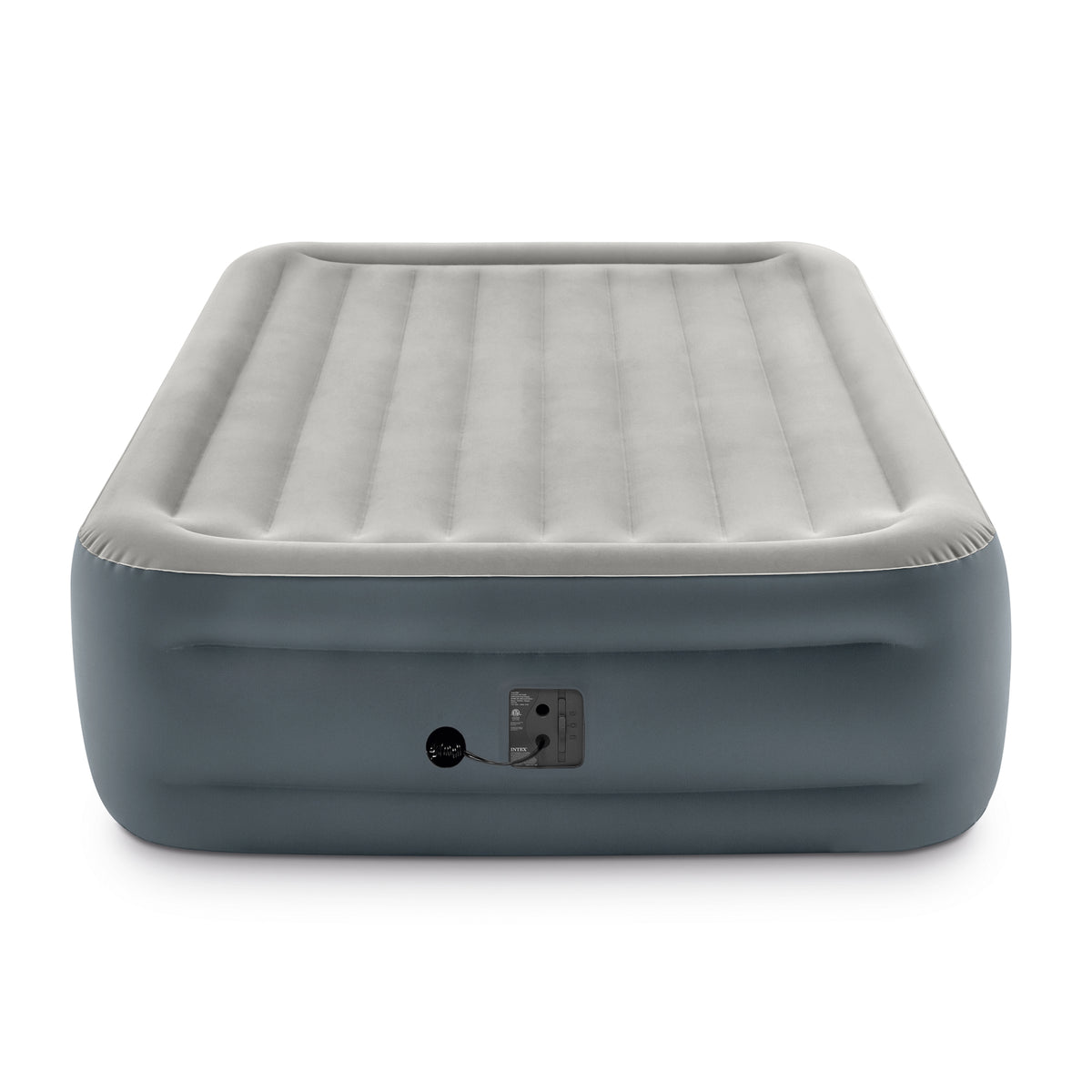 Intex Dura-Beam Plus Essential Rest Inflatable Bed Air Mattress, Queen (Used)