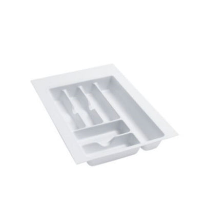 Rev-A-Shelf GCT-2W-52 Plastic Compartment Cutlery Tray Insert Organizer, White