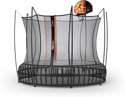 L Thunder Pro Box A (8 Pack)  + L Thunder Pro Box B + L Thunder Pro Box C + Vuly Trampolines Basketball Set with Backboard, Hoop, Basketball, and Air Pump
