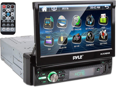 Pyle PLTS78DUB 7" TOUCH SCREEN CD/DVD/MP3 Car Player w/ AUX Receiver & Bluetooth