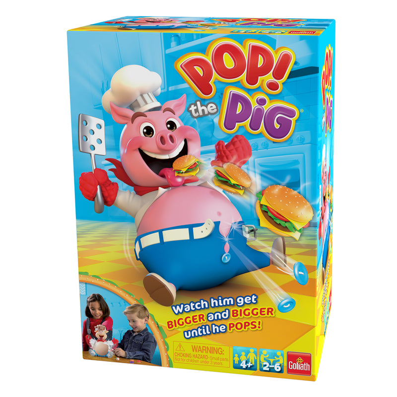 Goliath Pop the Pig Multiplayer Game with 19 Accessories for Kids Ages 4 and Up