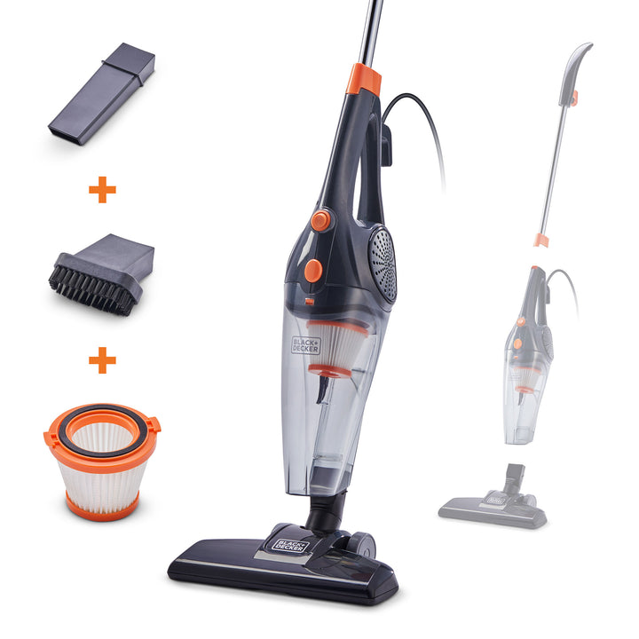 Black and Decker 3 In 1 Convertible Corded Upright Handheld Vacuum (For Parts)