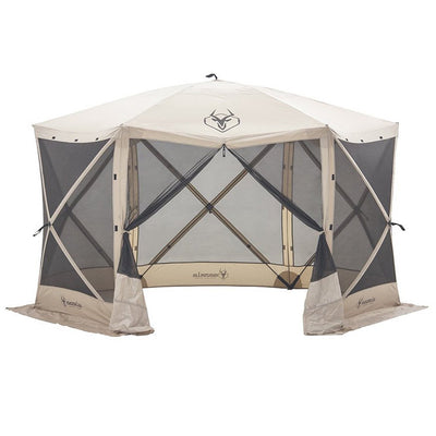 Gazelle G6 8 Person 6 Sided 124" x 124" Canopy Gazebo Screen Tent (For Parts)