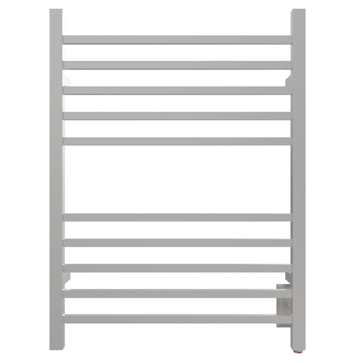 Amba Radiant 10 Bar Hardwired Square Heated Double Towel Warmer, Brushed (Used)