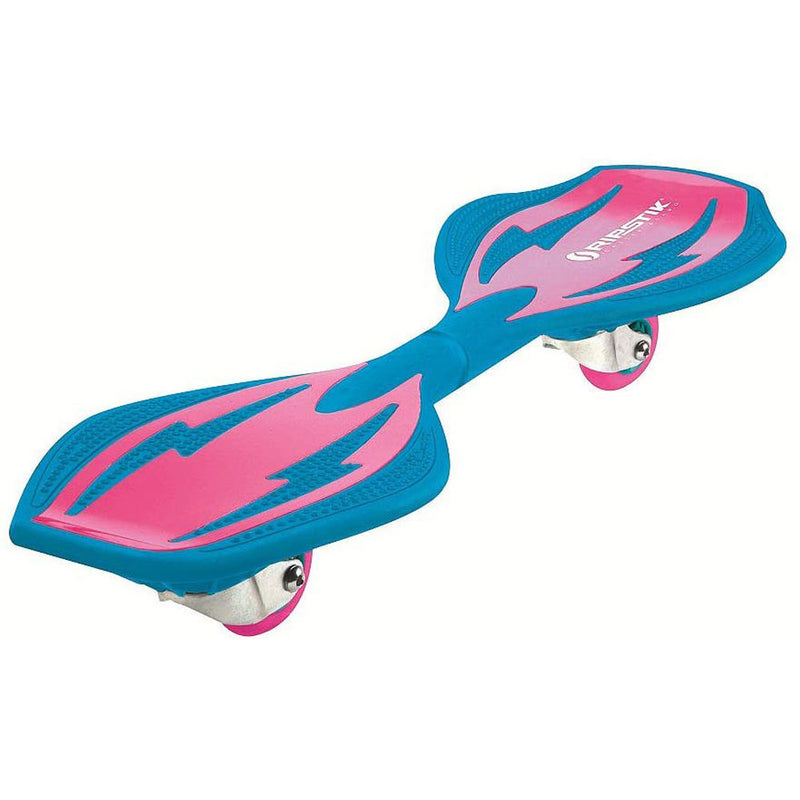 Razor RipStik Brights 2 Wheel Twisty 360 Degree Caster Board, Pink Blue (Used)