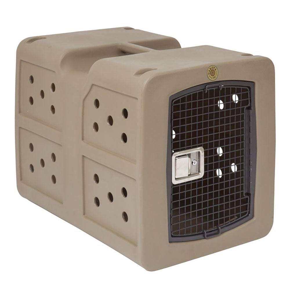 Dakota283 G3 High-Security Polyethylene Framed Kennel, XLarge, Coyote Tan - VMInnovations