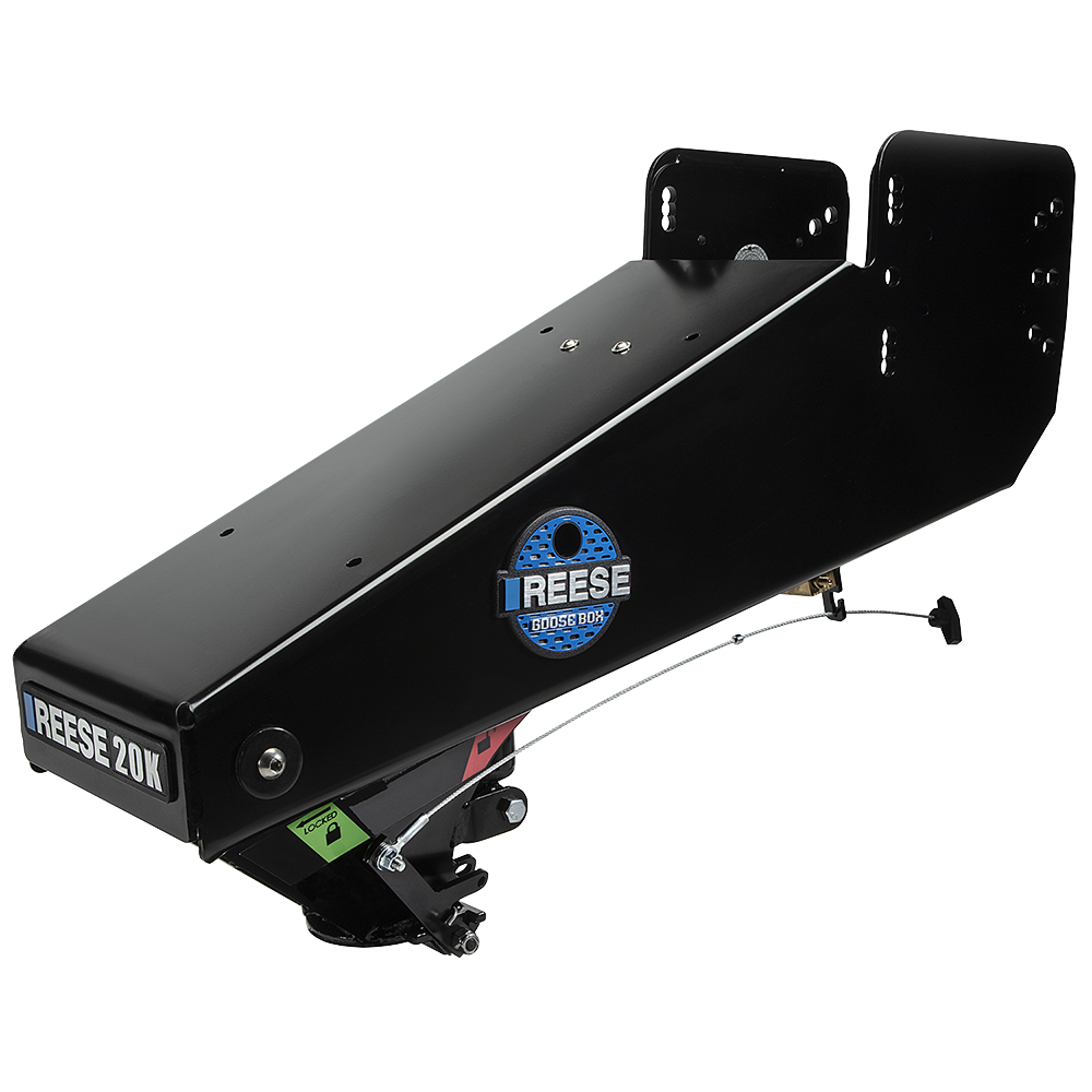 Reese Towpower 94720 Goose Box 20,000 Pound Gooseneck RV Trailer Hitch Coupler - VMInnovations