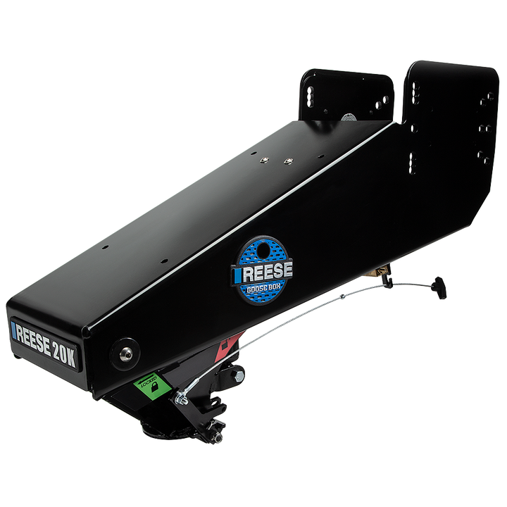 Reese Towpower 94720 Goose Box 20,000 Pound Gooseneck RV Trailer Hitch Coupler - VMInnovations