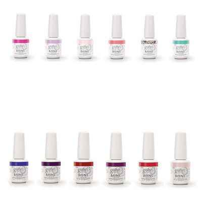 Gelish Mini 6 Royal Temptations 9 mL and 6 Fearless and Fun Kung Fu Flair 9 mL - VMInnovations