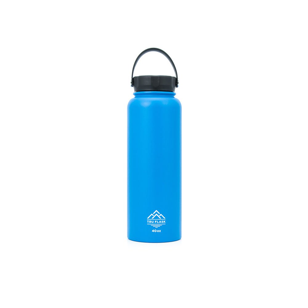 TruFlask Stainless Steel 40 oz Insulated Water Bottle, Blue (Open Box)