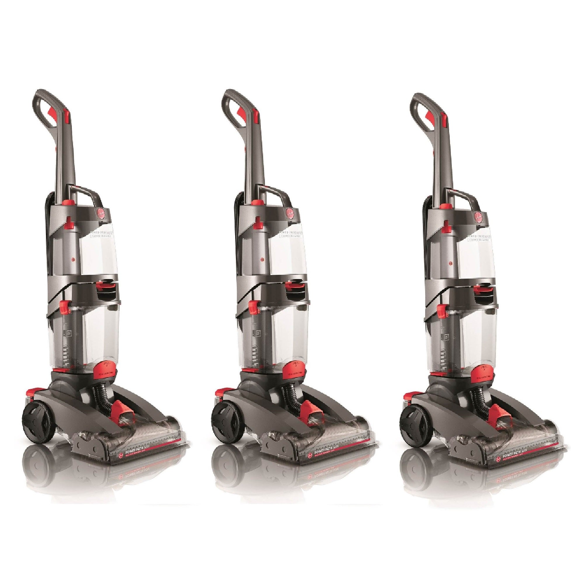 Hoover 1 Gallon Dual Power Path Max Advanced Pet Upright Carpet Cleaner (3 Pack) - VMInnovations