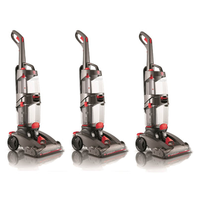 Hoover 1 Gallon Dual Power Path Max Advanced Pet Upright Carpet Cleaner (3 Pack) - VMInnovations