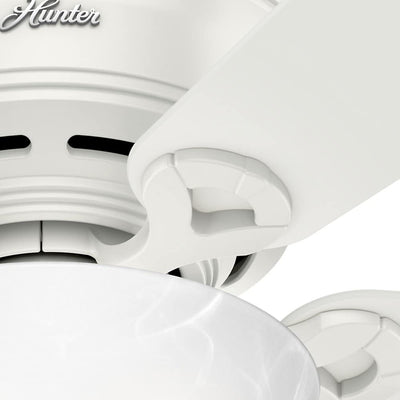Hunter Fan Company 42-Inch Haskell Ceiling Fan Light, Fresh White (Open Box)
