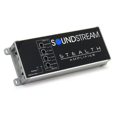 Soundstream Stealth Series 1200W Class D 4 Channel Car Audio Amplifier (Used)