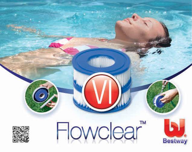 Bestway Lay-Z Spa Filter Pump Replacement Cartridge (Open Box) - VMInnovations