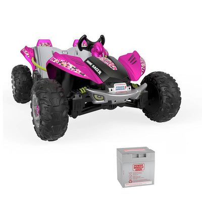 Power Wheels  Battery Toy Car w/ Extra 12 Volt Rechargable Replacement Battery