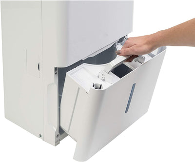 Haier 50-Pint LED Digital Controls Portable Dehumidifier, White (Open Box)
