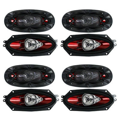 BOSS Audio 4x10 3-Way 400W Full-Range Chaos Exxtreme Car Audio Speakers (4 Pair) - VMInnovations