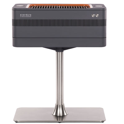 Everdure by Heston Blumenthal FUSION 29 Inch Pedestal Charcoal Grill/Rotisserie